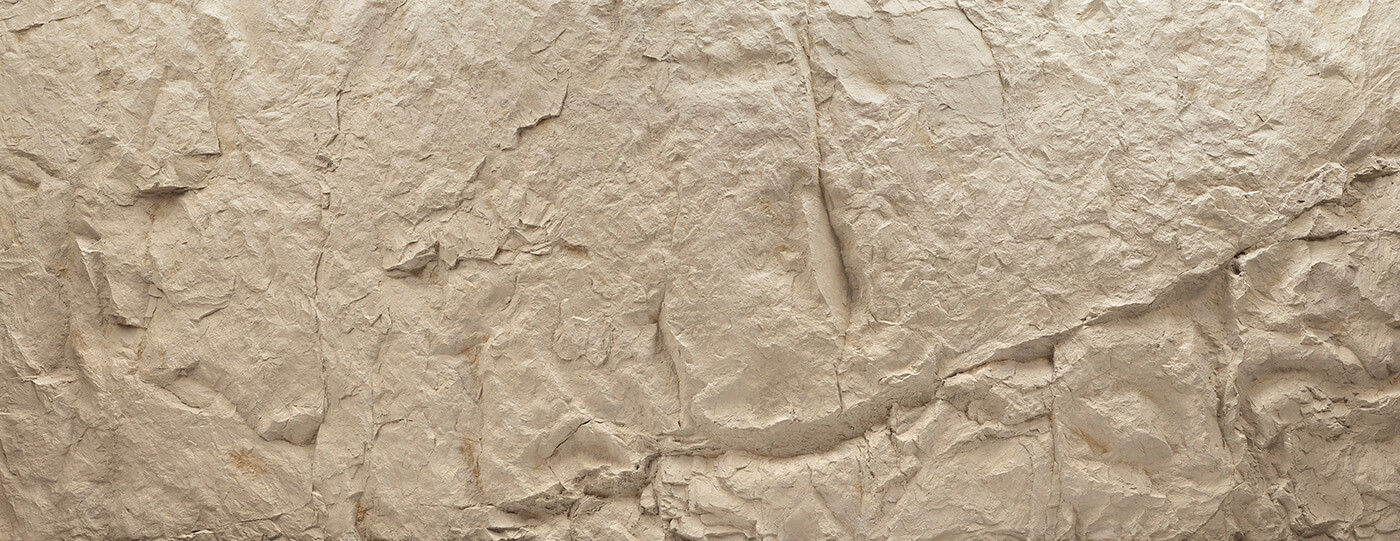 Canyon kaya görünümlü fiber panel, açık tonlarda doğal kaya dokusu