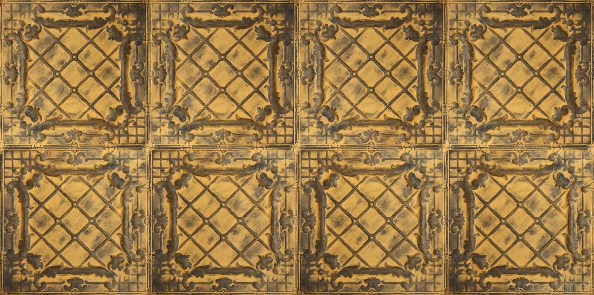 Casablanca desenli duvar kaplama, bej ve kahverengi tonlarda desenli dekorasyon